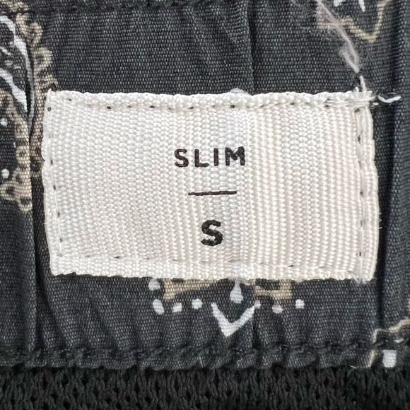 PacSun Black Paisley Drawstring Pants - Picture 9 of 12